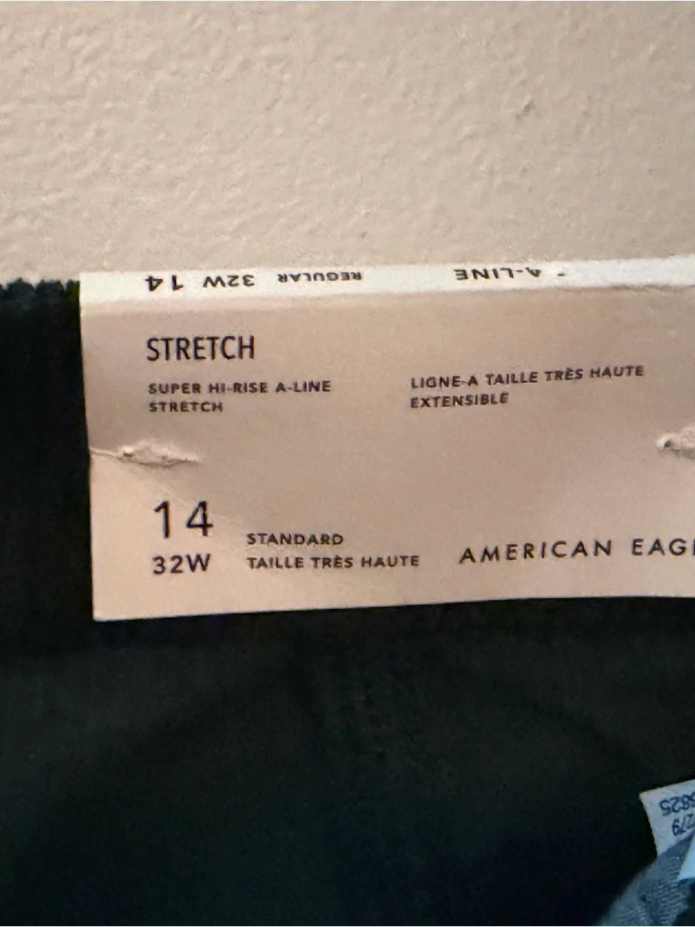 NWT American Eagle Outfitters Dark Green Corduroy Button-Front Mini Skirt
